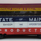 MTH 20-93018 O Gauge BAR State of Maine Boxcar #4035 LN/Box