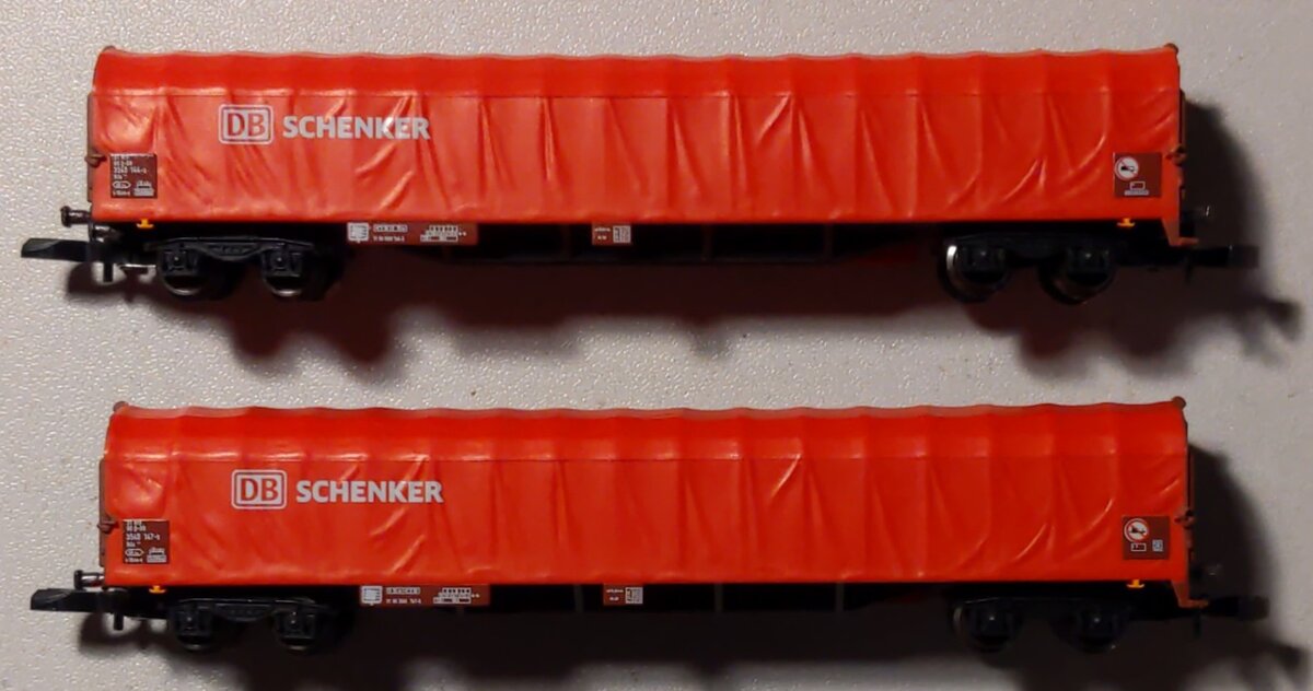 Marklin 82426 Z German Railroad Inc. DB AG Sliding Tarp Car Set (Set of 2)