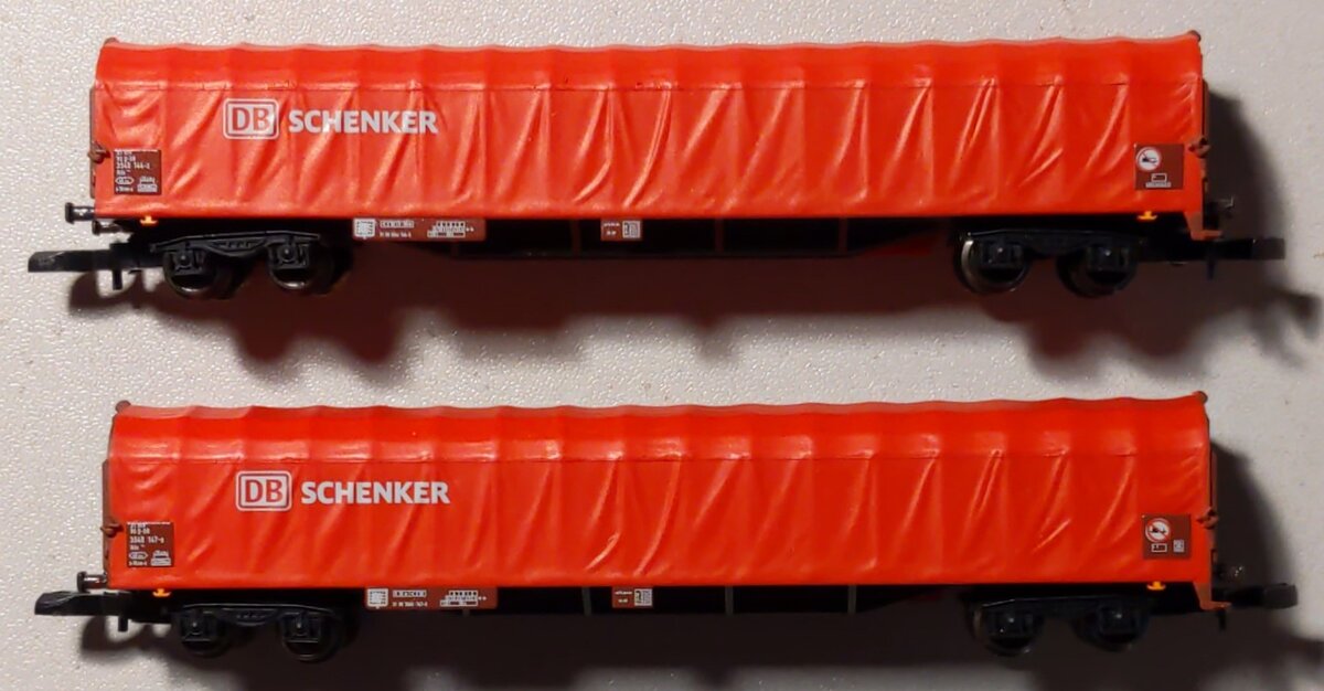 Marklin 82426 Z German Railroad Inc. DB AG Sliding Tarp Car Set (Set of 2)