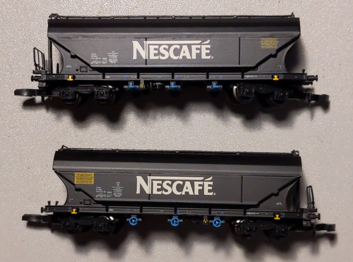 Marklin 82623 Z SNCF High Capacity Covered Hopper Car Set (Set of 2) LN/Box