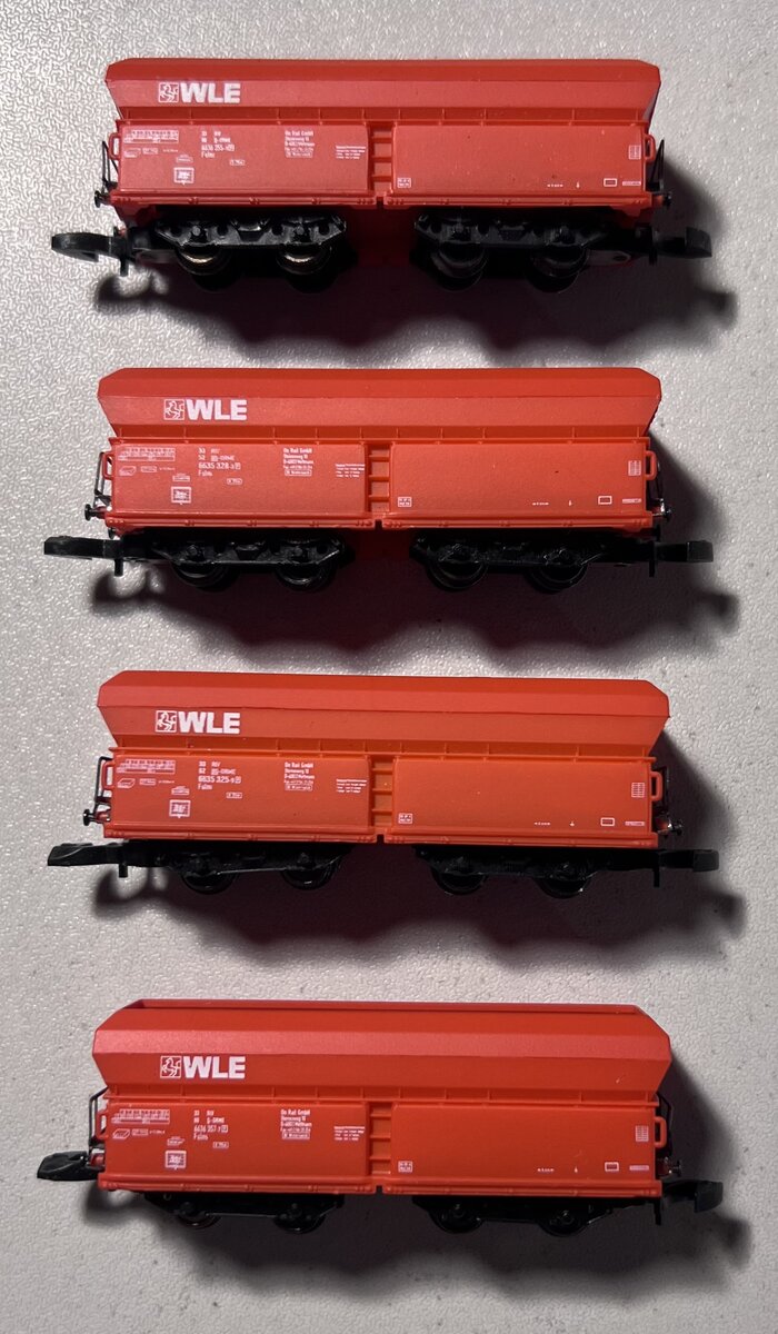 Marklin 86309 Z Westphalian State Railroad Type Falns Hopper Car Set (Set of 4)
