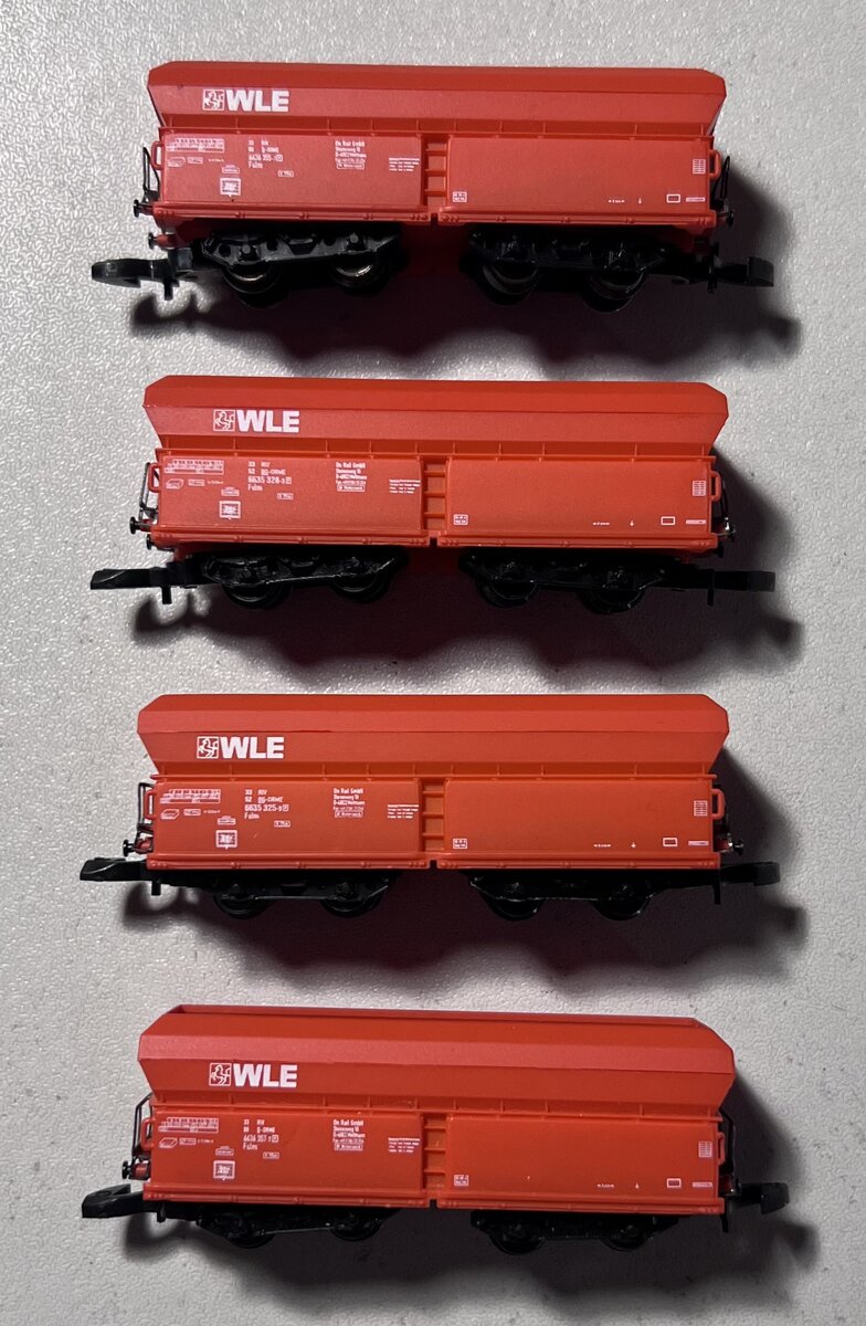 Marklin 86309 Z Westphalian State Railroad Type Falns Hopper Car Set (Set of 4)