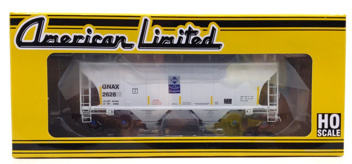 American Limited Models 2022 HO GNAX Trinity 3281 2-Bay Covered Hopper #2628