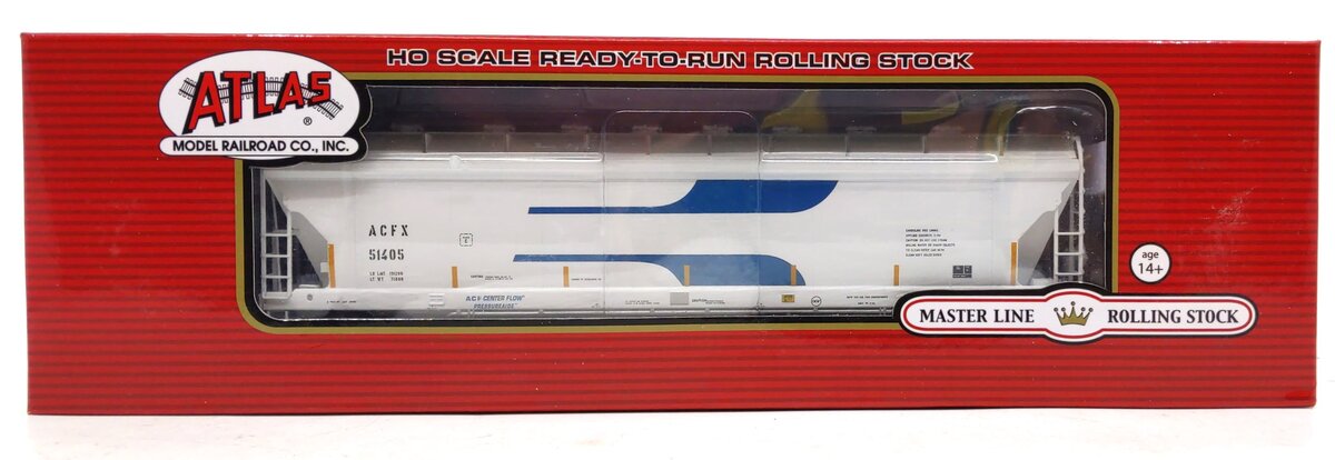 Atlas 20006285 HO ACFX Venturi Pressureaide Covered Hopper #51405