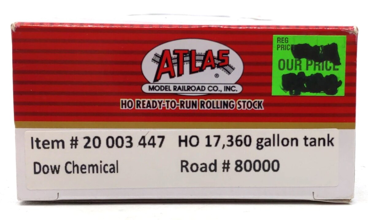 Atlas 20003447 HO ACF 17,360-Gallon Tank Car DOWX #80000