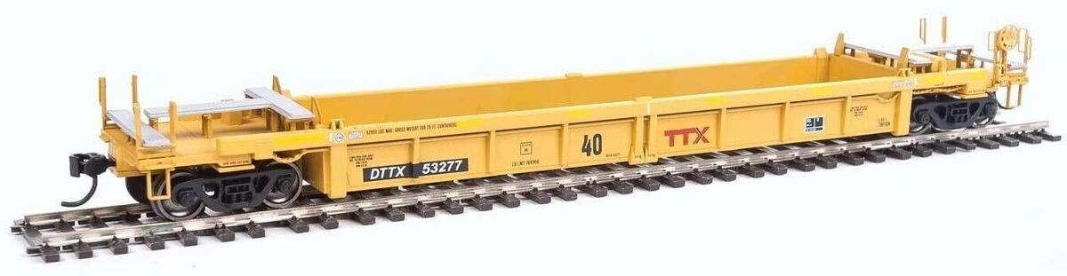 Walthers 910-5607 HO Scale DTTX/TTX Thrall Rebuilt 40' Well Car #53277