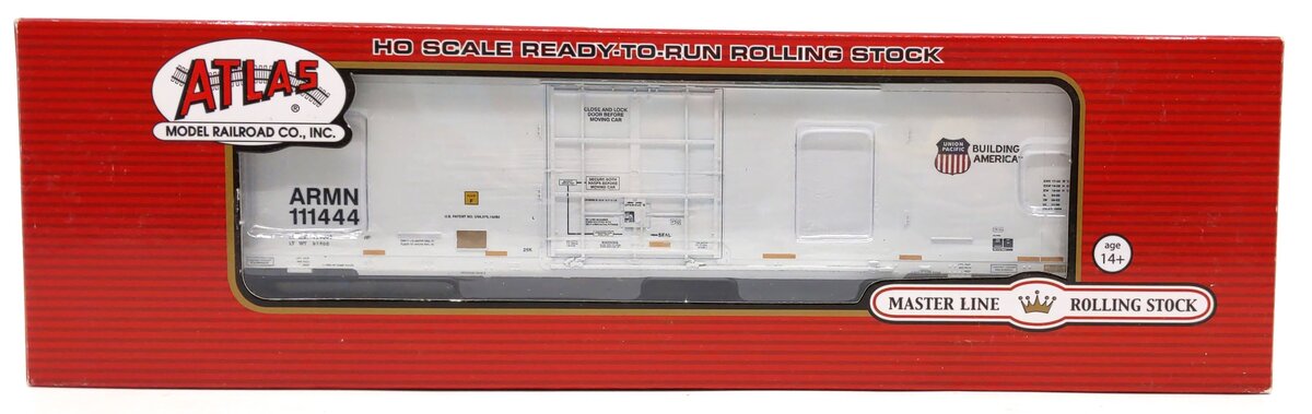 Atlas 20004444 HO Scale Union Pacific 64' Trinity Reefer Car #111444