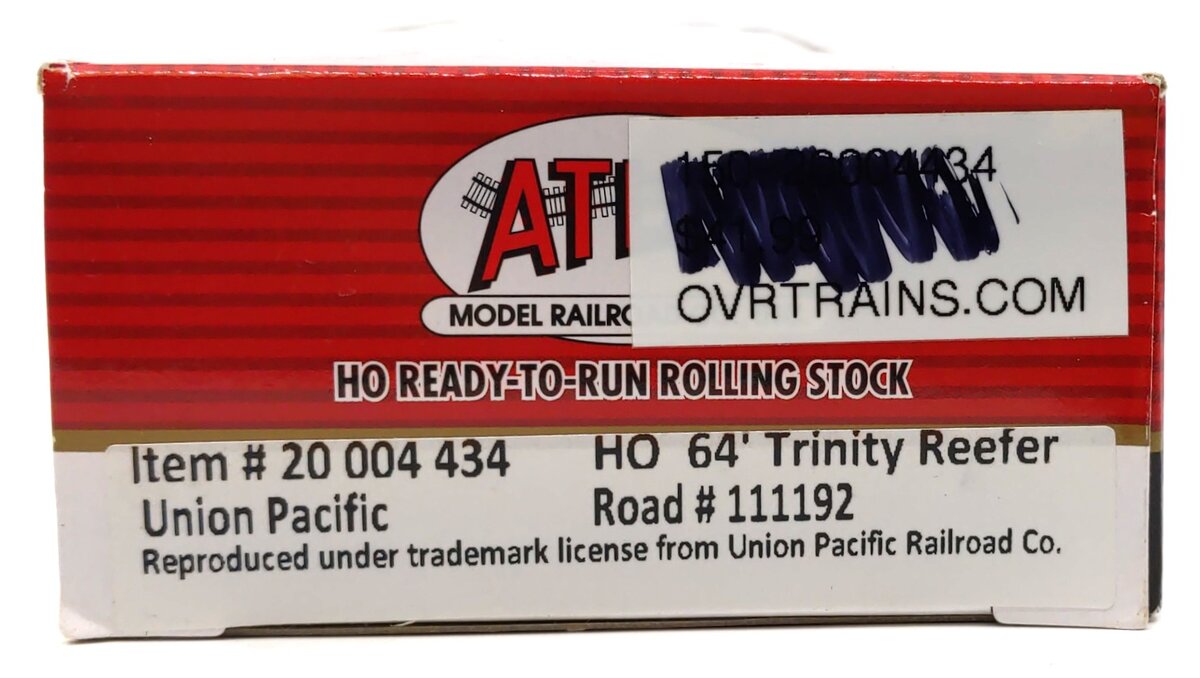 Atlas 20004434 HO Scale Union Pacific 64' Trinity Reefer Car #111192