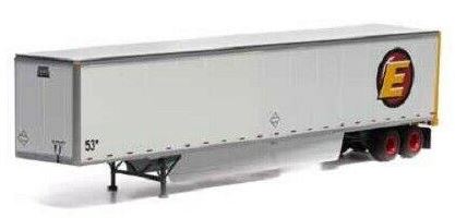 Athearn 72741 HO Scale Estes 53' Wabash Duraplate Trailer #53236