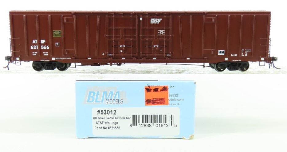 BLMA Models 53012 HO Atchison, Topeka and Santa Fe 60' DD Boxcar #621566