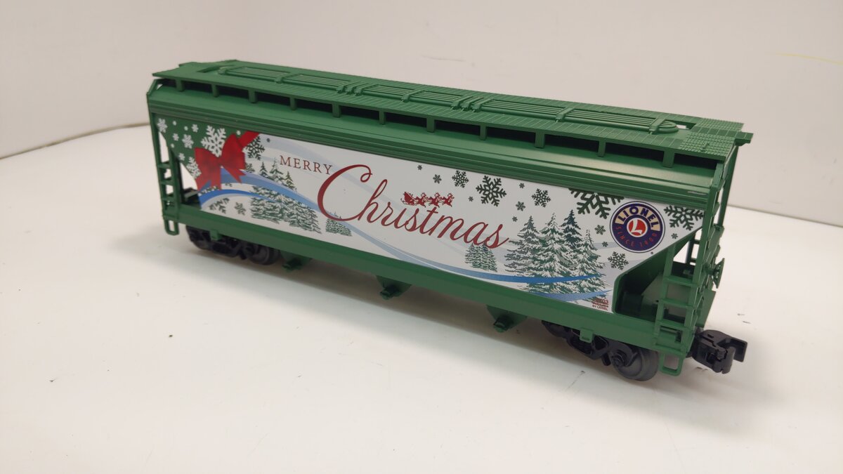 Lionel 318703 O Scale 'Merry Christmas' 3- Bay Hopper #18703 LN/Box