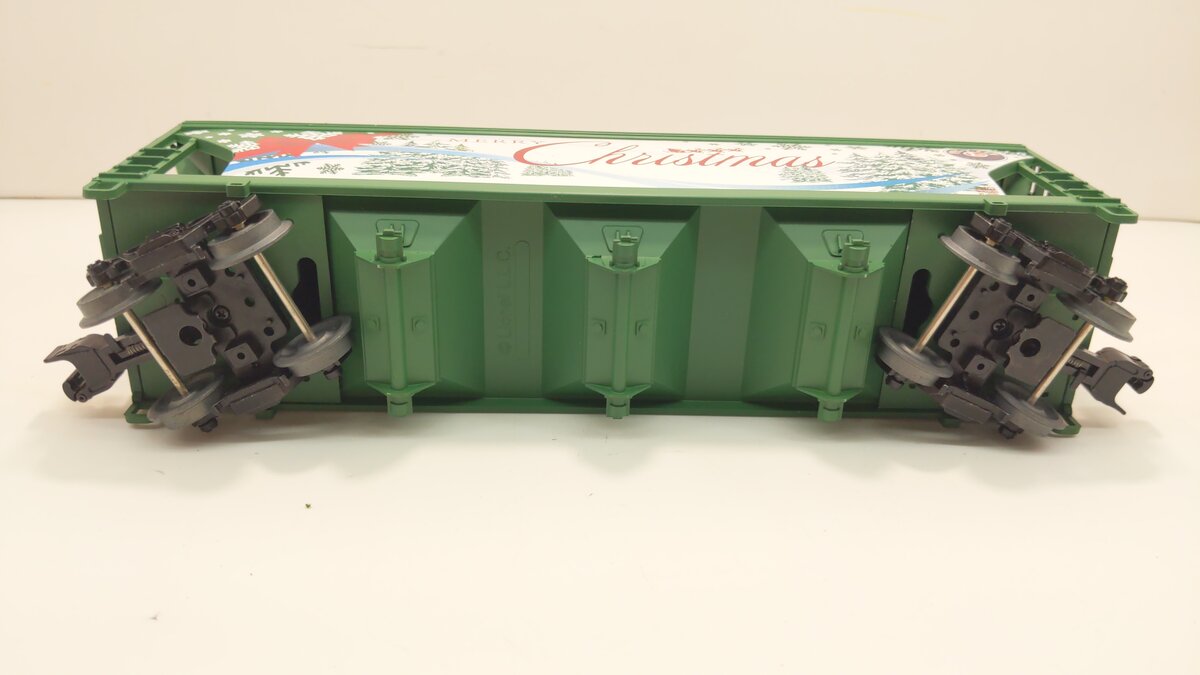 Lionel 318703 O Scale 'Merry Christmas' 3- Bay Hopper #18703 LN/Box
