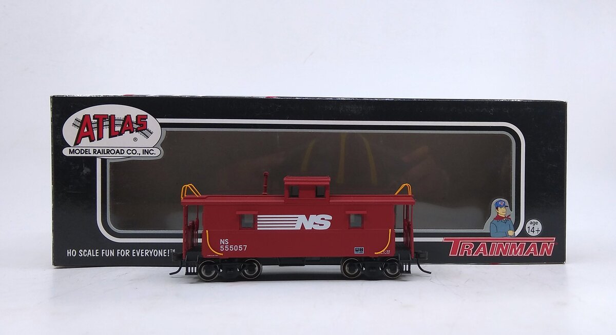 Atlas 1126 HO Scale Norfolk Southern Cupola Caboose #555057