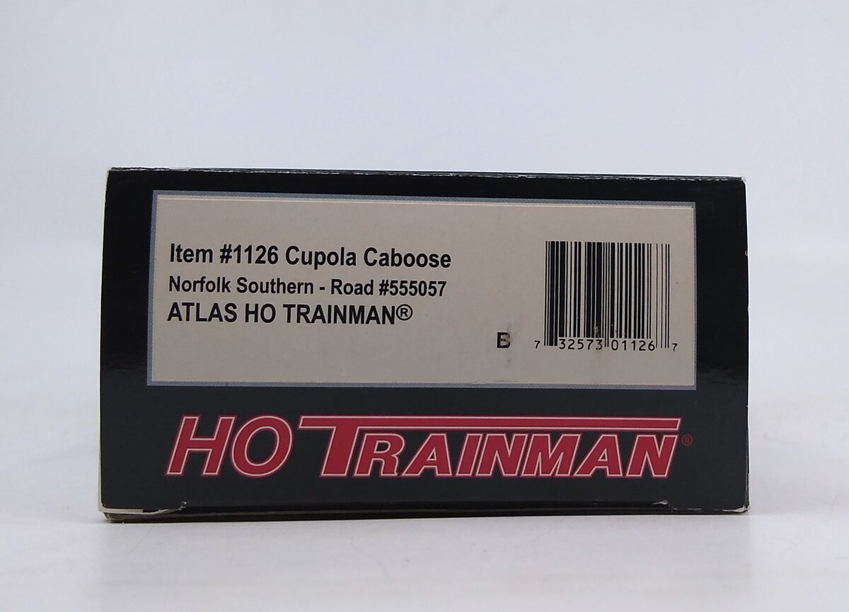 Atlas 1126 HO Scale Norfolk Southern Cupola Caboose #555057