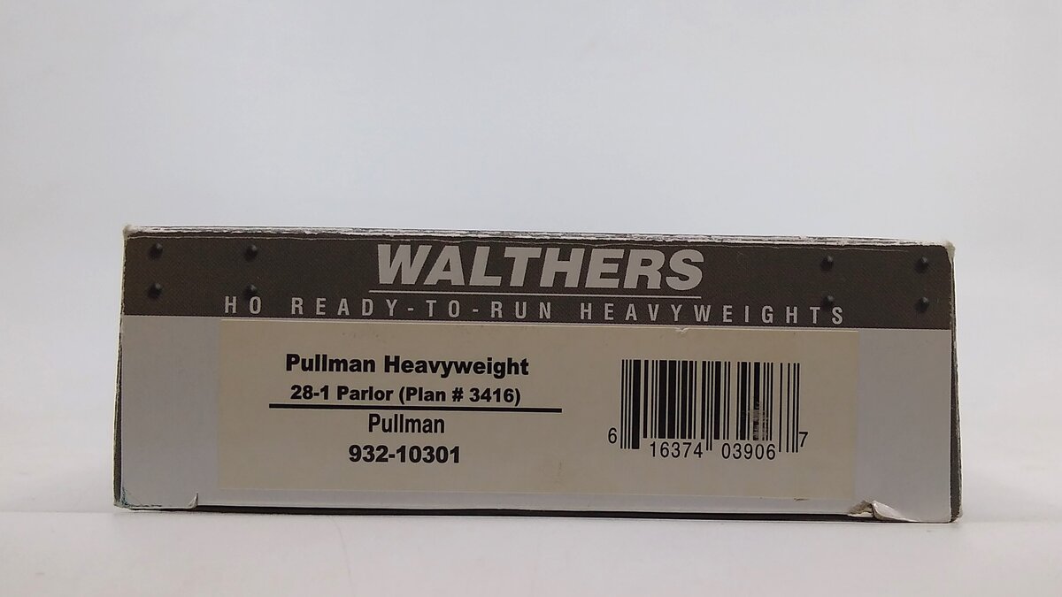 Walthers 932-10301 HO Pullman 28-1 Parlor Heavyweight Passenger Car LN/Box