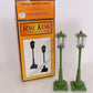 MTH 30-1026 O #56 Green Classic Lamp Set (Pack of 2)