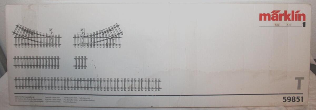Marklin 59851 E Track Extension Set
