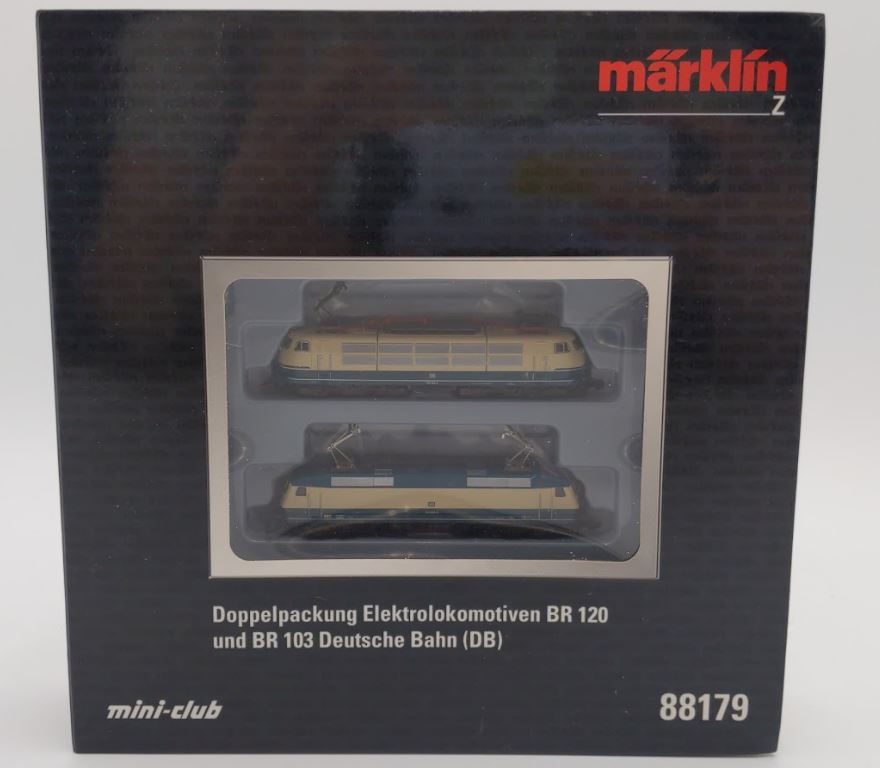 Marklin 88179 Z Deutsche Bahn 2014 Toy Fair Locomotive Electric (Set of 2) LN/Box