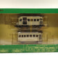 Bachmann 28499 On30 Painted & Unlettered Railbus & Trailer w/DCC (Silver, Black)