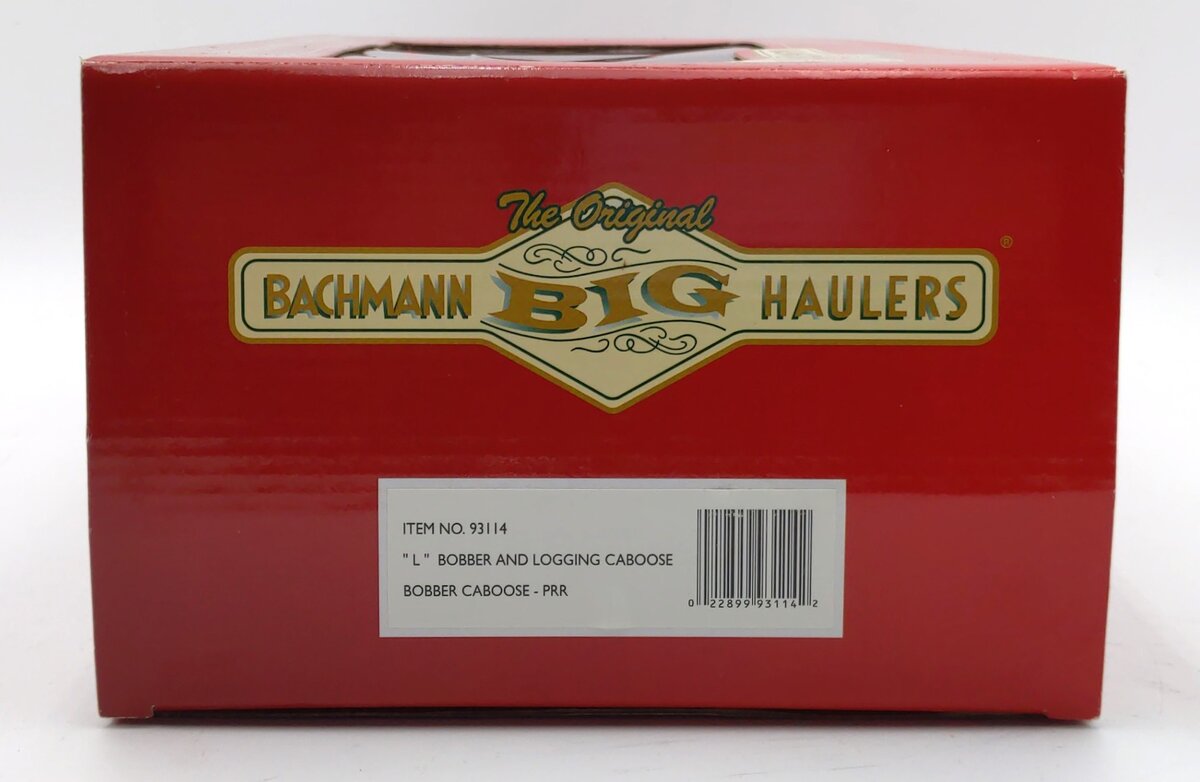 Bachmann 93114 G Pennsylvania 4-Wheel Wood Bobber Caboose (Metal Wheels) LN/Box