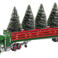 Lionel 6-37813 O Christmas Tractor & Trailer with Trees LN/Box