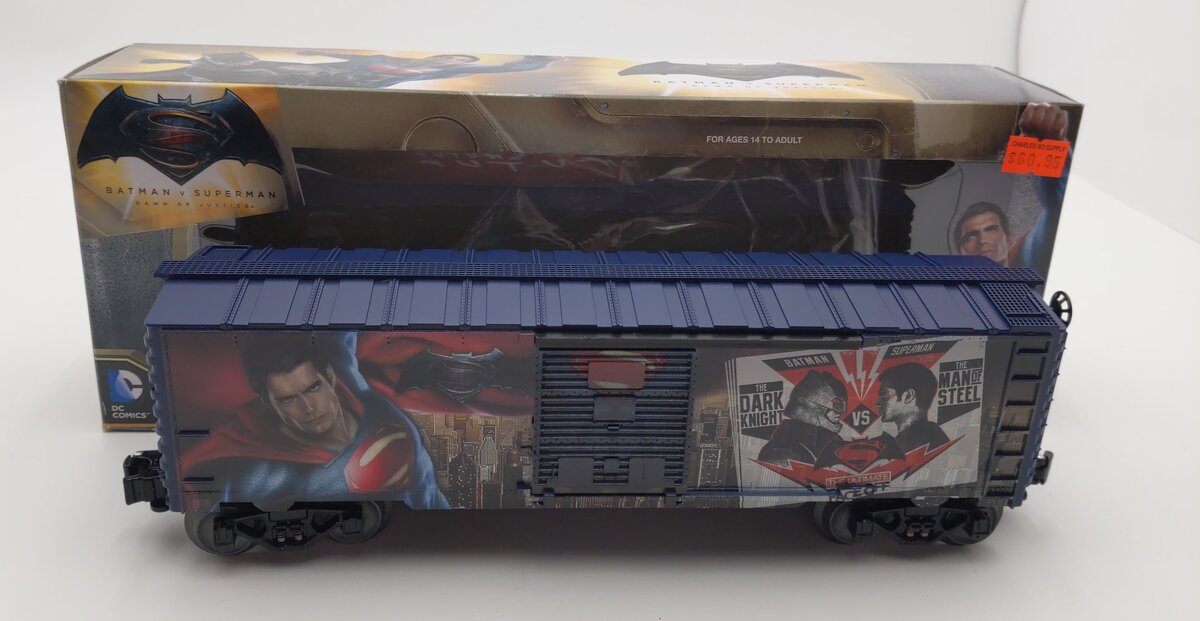 Lionel 6-83780 O Man Of Steel Boxcar