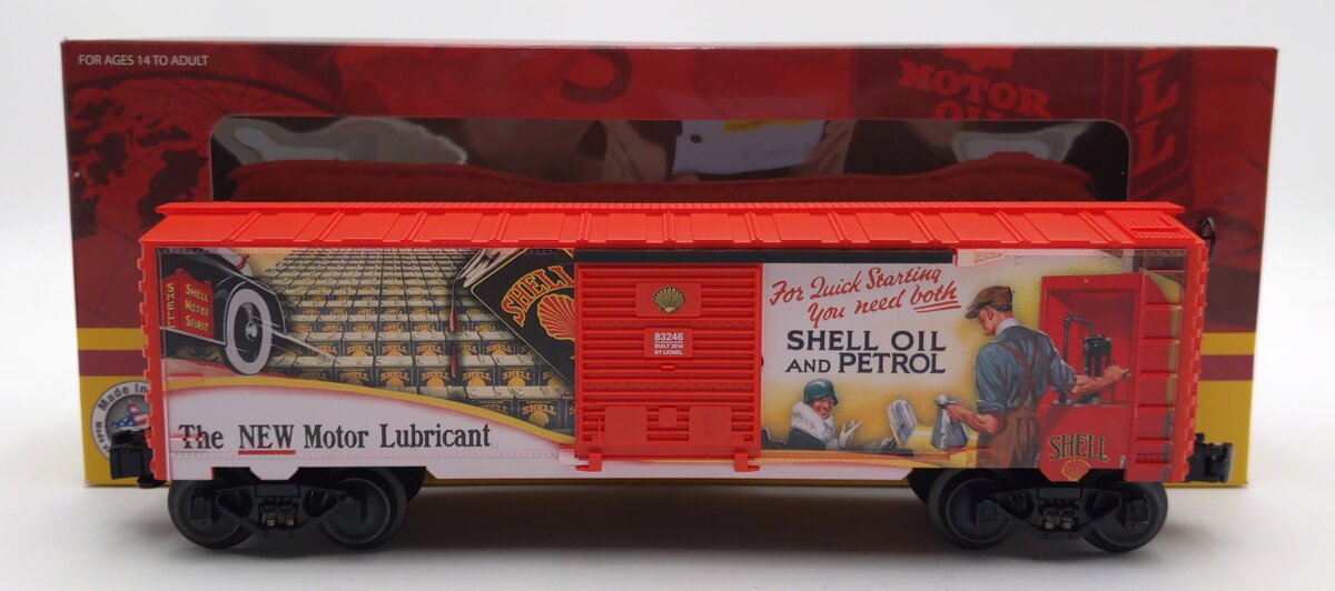 Lionel 6-83246 O Gauge Shell Billboard Art Boxcar