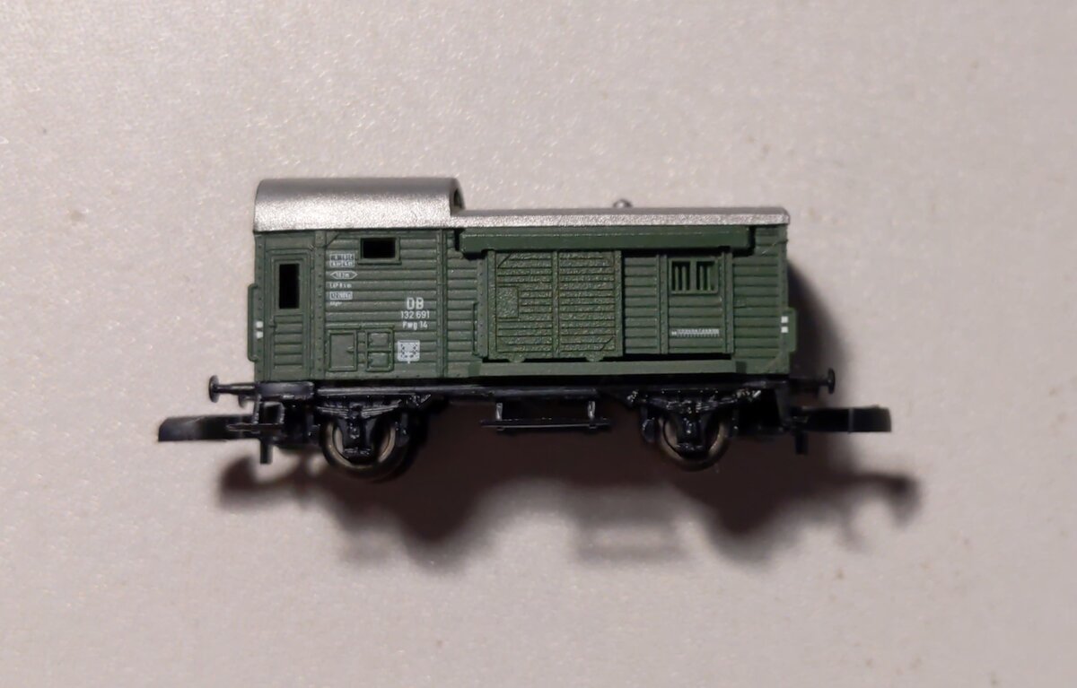 Marklin 86090 Z German Federal RR DB Type Pwg Pr 14 Freight Train-Baggage Car