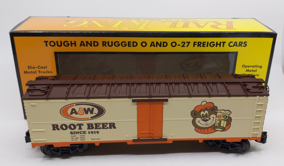 MTH 30-78076 O A&W Root Beer Modern Reefer Car