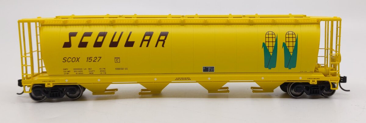Walthers 910-7321 HO Scoular SCOX 59' Cylindrical Hopper RTR #1527