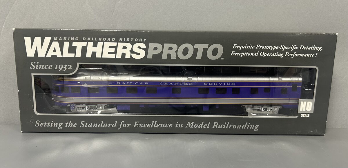 Walthers 920-11902 HO Railcar Charter Service 85' P-S 6-4-1 Observation Lounge