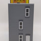 MTH 30-9078 O 3-Story Town House - Gray w/ White Trim