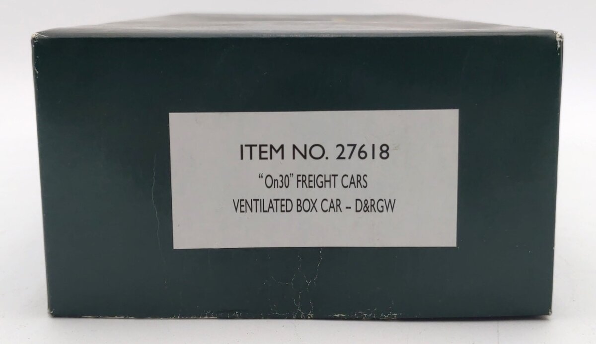 Bachmann Spectrum 27618 On30 D&RGW Ventilated Box Car #2200