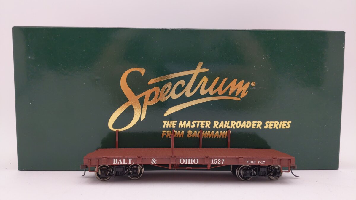 Spectrum 27312 On30 Baltimore & Ohio Wood Flatcar #1527