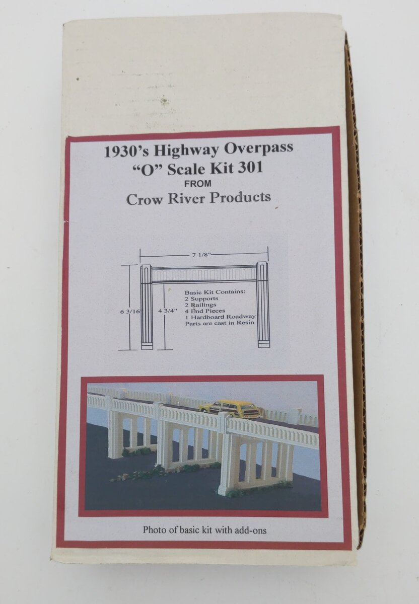 Crow River Products 301 O Scale 1930's Highway Crossing Kit
