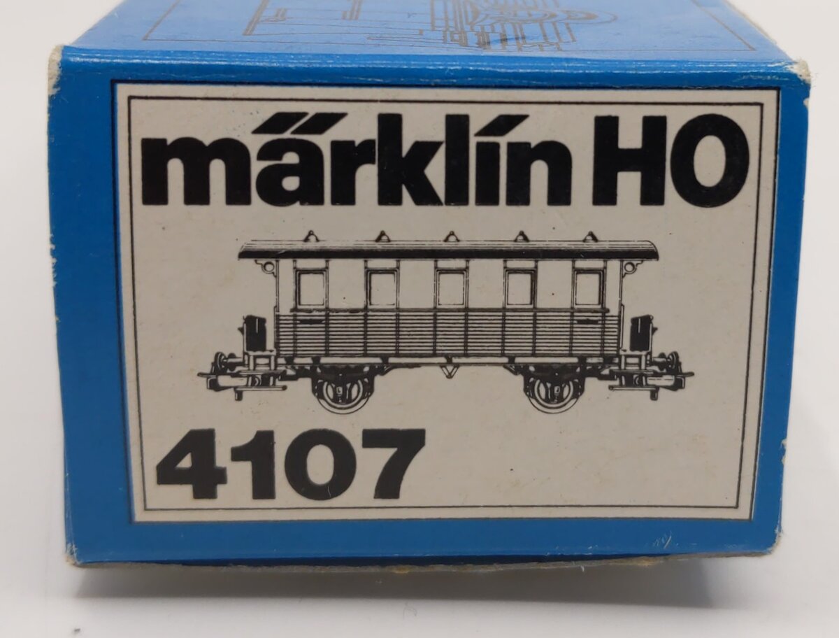 Marklin 4107 HO Scale Local Passenger Coach Era I-V – Trainz