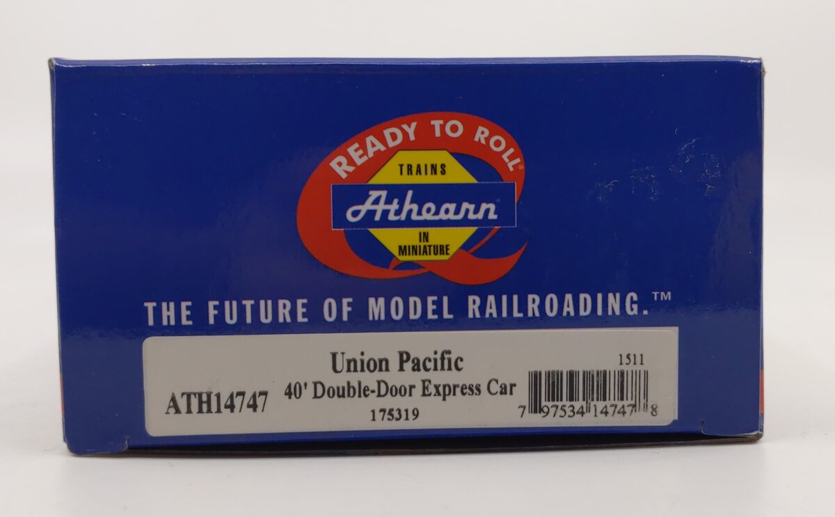 Athearn 14747 HO Union Pacific 40' Double Door Box Car RTR #175319