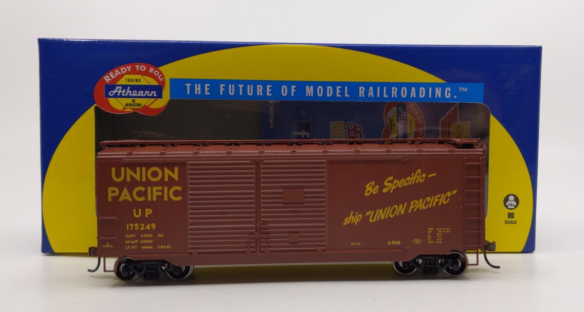 Athearn 14746 HO Union Pacific RTR 40' Double Door Box Car #175249
