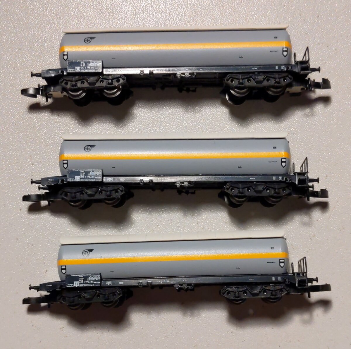 Marklin 82189 Z EVA and VTG Gas Tank Car Set (Set of 6)