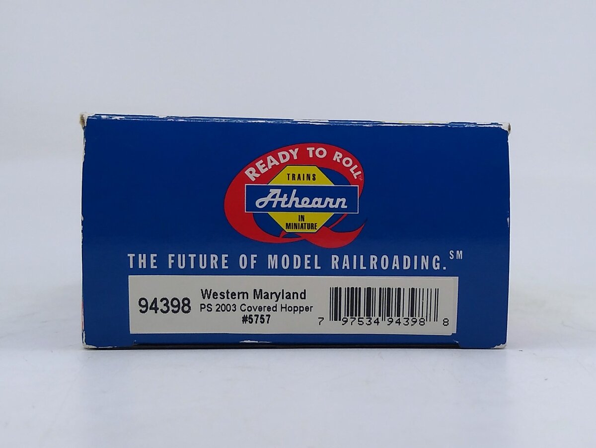 Athearn 94398 HO Western Maryland PS 2003 2-Bay Covered Hopper #5757