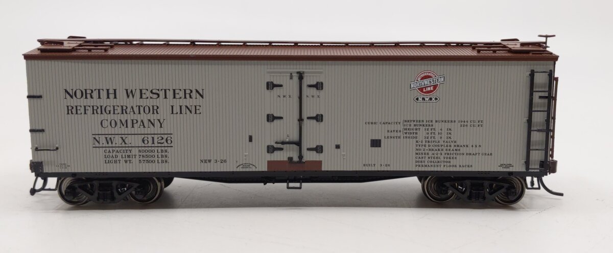 Atlas 20004745 HO North Western Refrigerator Line 40' Wood Reefer #6126