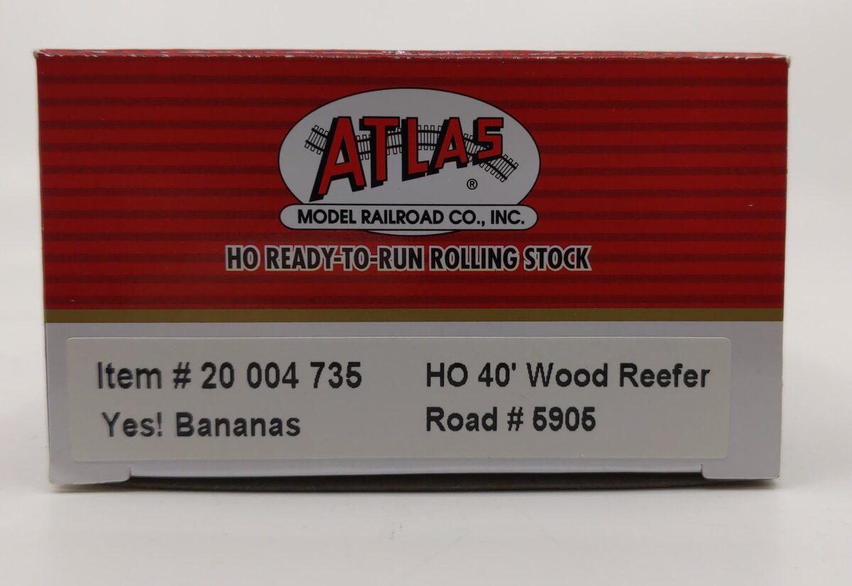Atlas 20004735 HO Yes! Bananas 40' Wood Reefer #5905