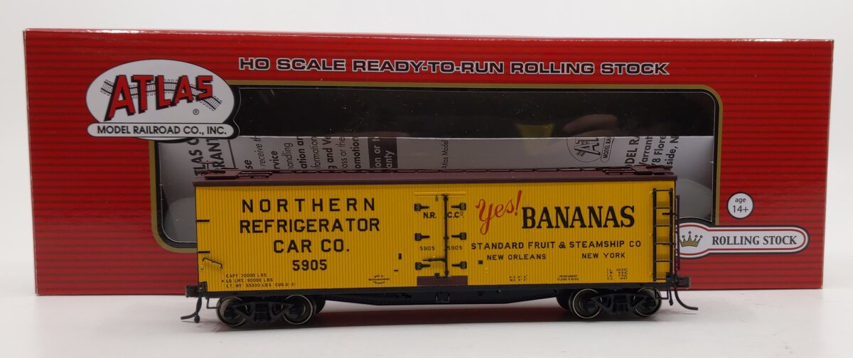 Atlas 20004735 HO Yes! Bananas 40' Wood Reefer #5905