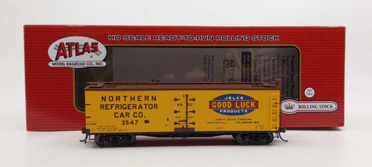 Atlas 20004737 HO Jelke Good Luck Products 40' Wood Reefer #3547