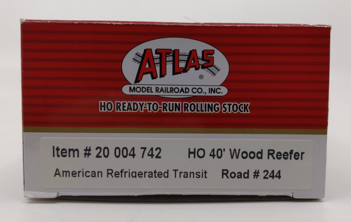 Atlas 20004742 HO American Refrigerated Transit 40' Wood Reefer #244
