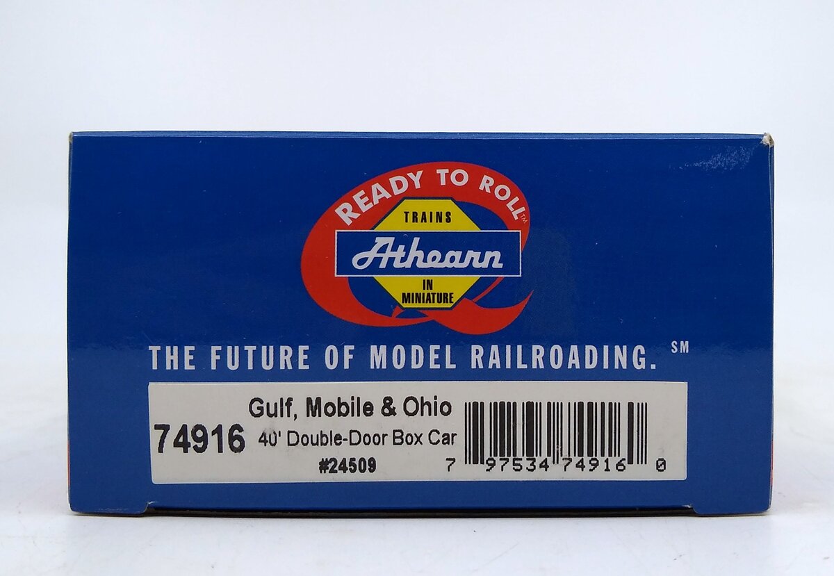 Athearn 74916 HO Gulf, Mobile & Ohio 40' Double Door Boxcar #24509