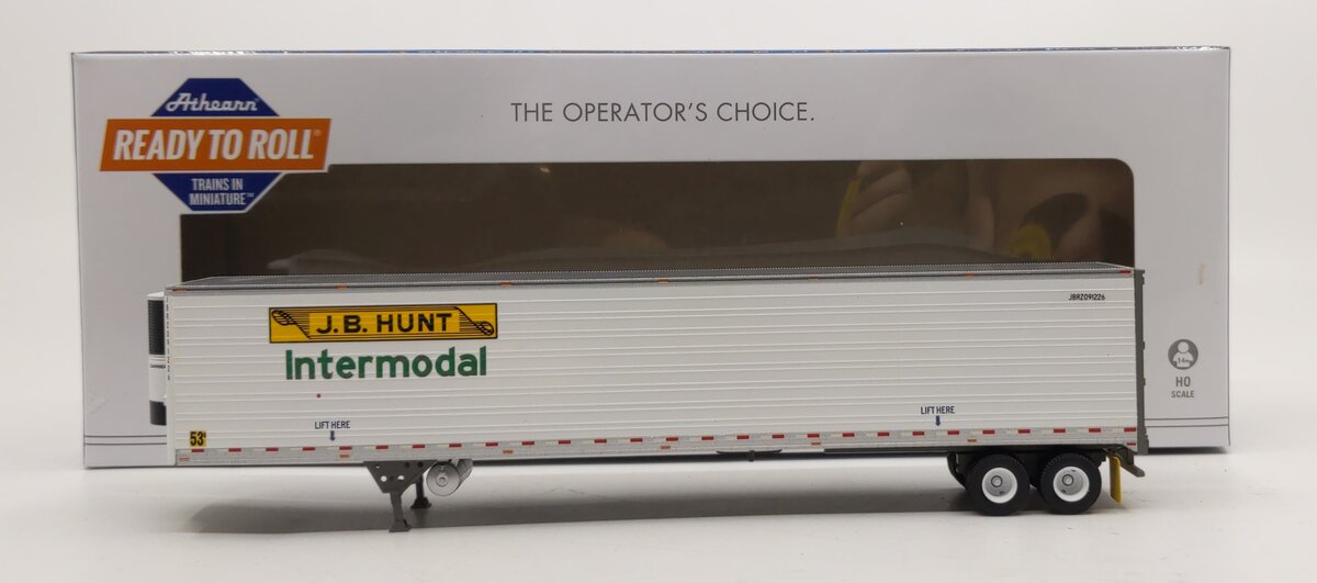 Athearn 29862 HO JB Hunt 53' Reefer Trailer RTR #091226