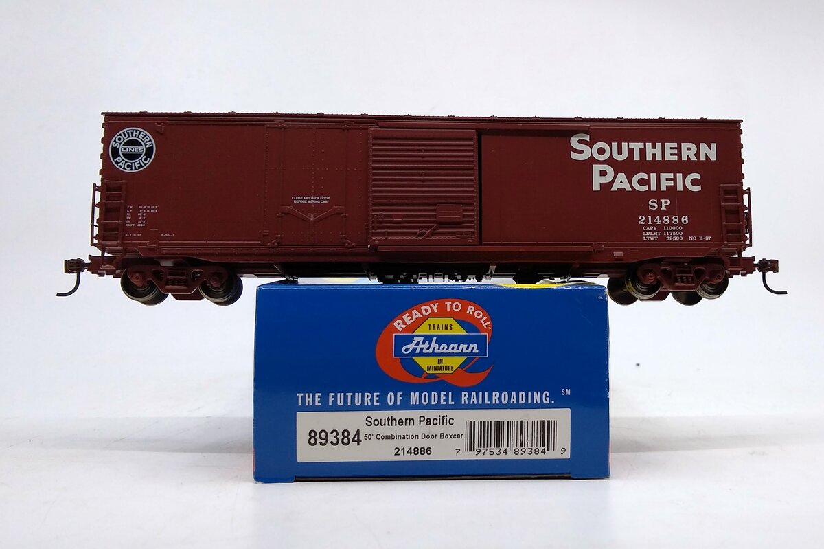 Athearn 89384 HO Southern Pacific 50' Combination Door Boxcar #214886