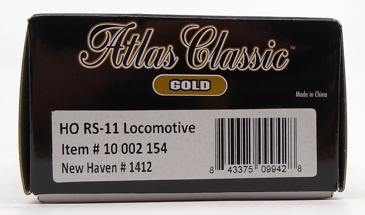 Atlas 10002154 HO New Haven RS-11 with DCC & Sound #1412
