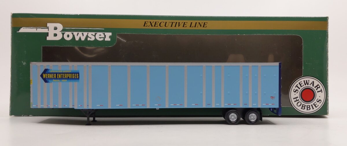 Bowser 40297 1:87 HO Werner Road Plate Highway Trailer #91072